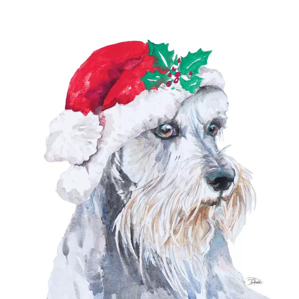 Christmas Animals: Holiday Dog IV by Patricia Pinto