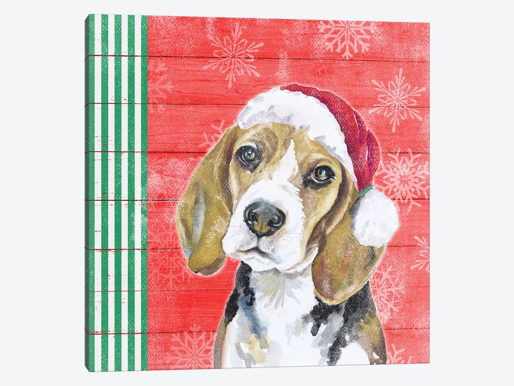Holiday Puppy I by Patricia Pinto 1-piece Canvas Print