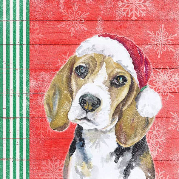 Christmas Animals: Holiday Puppy I by Patricia Pinto