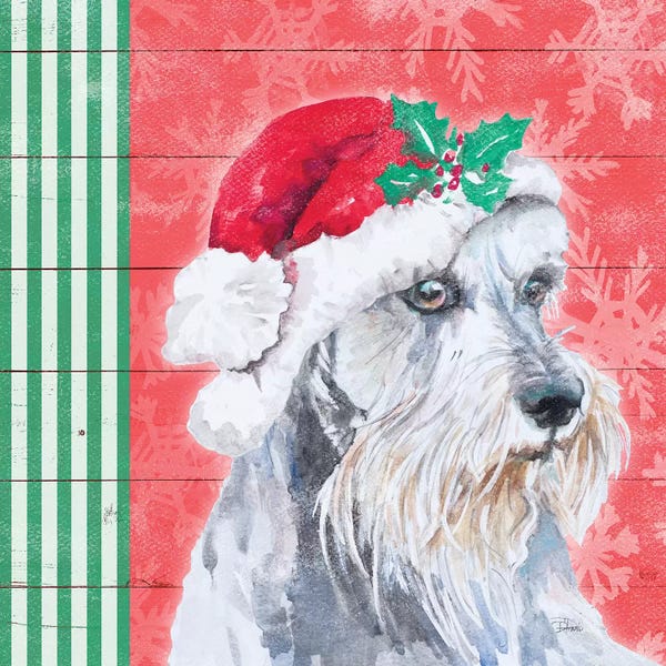 Christmas Animals: Holiday Puppy V by Patricia Pinto