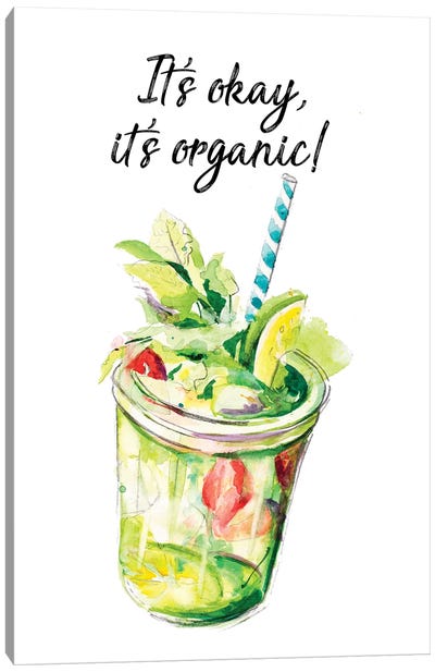 It's Organic Canvas Art Print - Vegetable Art