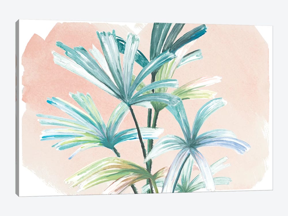 Jungle Gems On Blush I by Patricia Pinto 1-piece Canvas Print