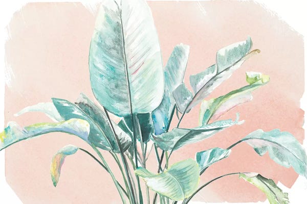 Jungles: Jungle Gems On Blush II by Patricia Pinto