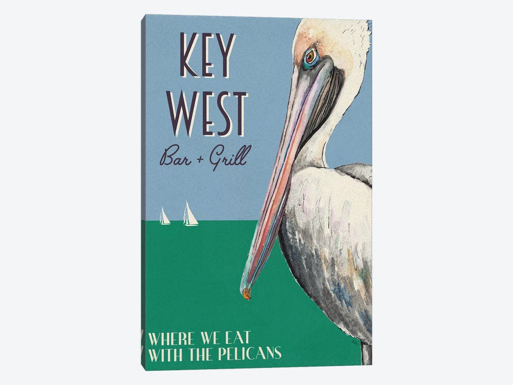 Key West by Patricia Pinto 1-piece Canvas Art Print