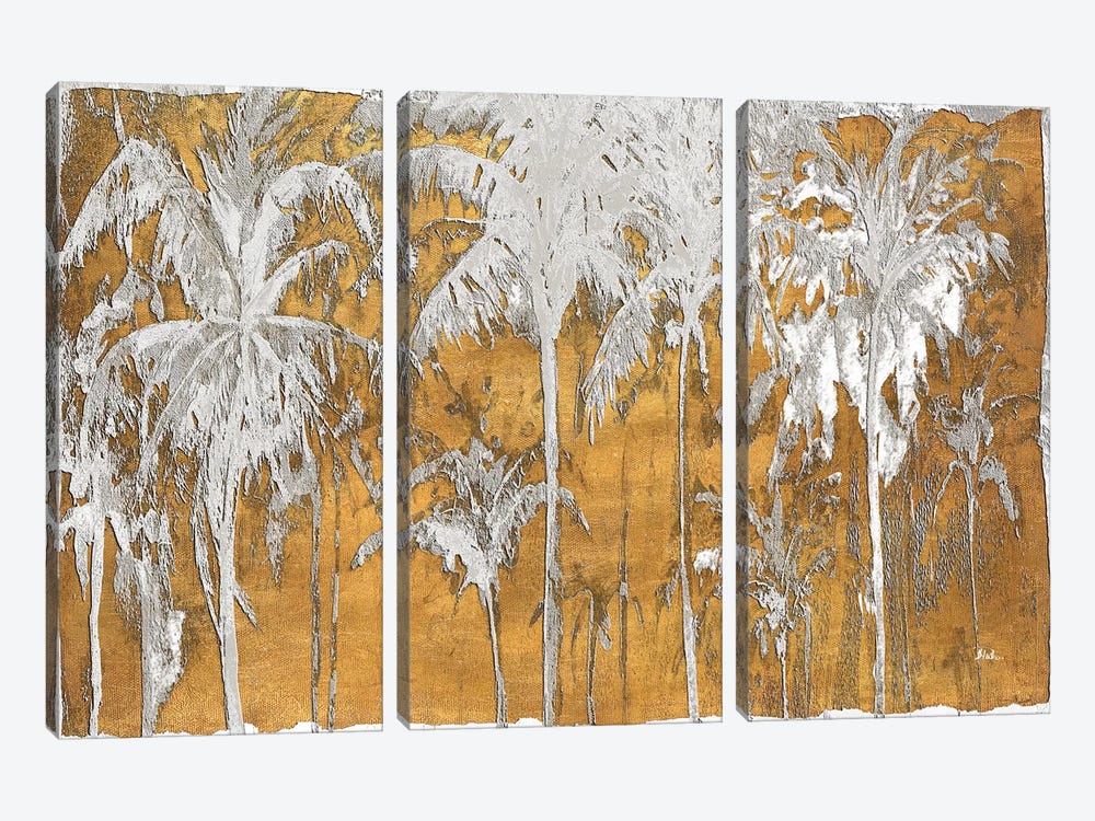 Luxe Palms II by Patricia Pinto 3-piece Art Print