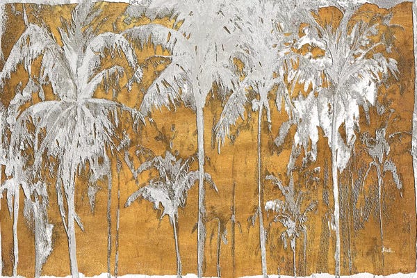 Black & White & Gold: Luxe Palms II by Patricia Pinto