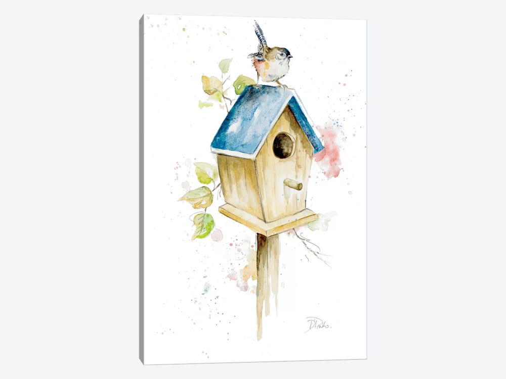 Bird House I by Patricia Pinto 1-piece Canvas Art