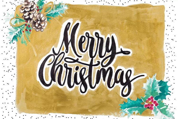 Merry Christmas by Patricia Pinto wall art