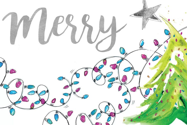 Merry With Lights by Patricia Pinto wall art