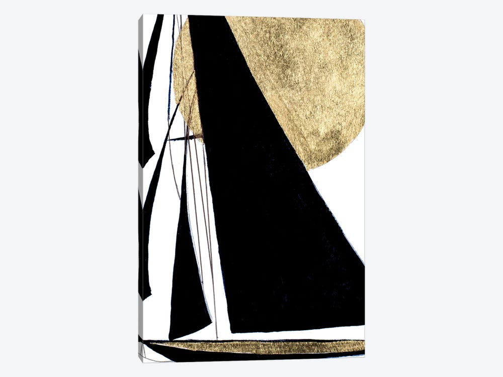 Midnight Black Sailing by Patricia Pinto 1-piece Art Print