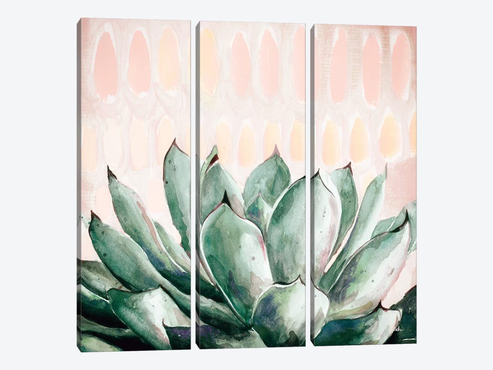 Modern Green Agave by Patricia Pinto 3-piece Canvas Art