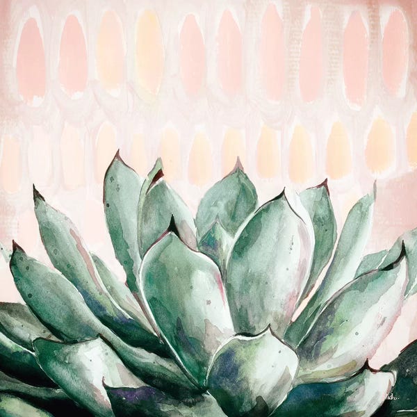 Patricia Pinto: Modern Green Agave by Patricia Pinto