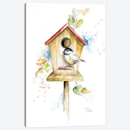 Bird House II Canvas Print #PPI49} by Patricia Pinto Canvas Print