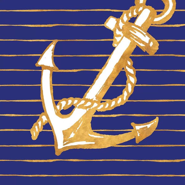 Anchors: Nautical Anchor II by Patricia Pinto
