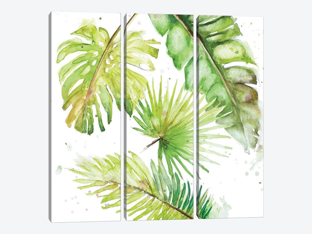 New Greens by Patricia Pinto 3-piece Canvas Wall Art