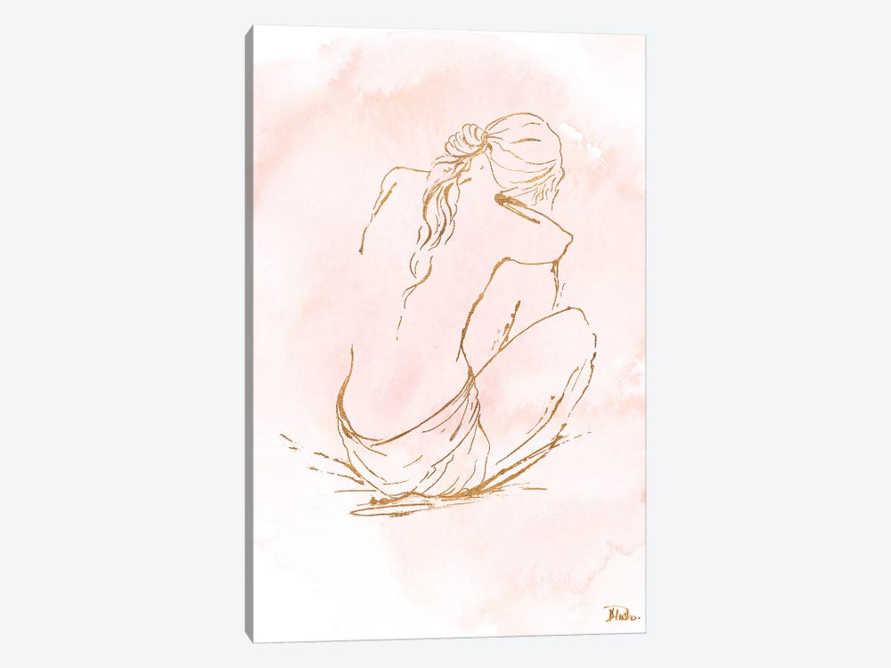 Nude On Pink I by Patricia Pinto 1-piece Canvas Art