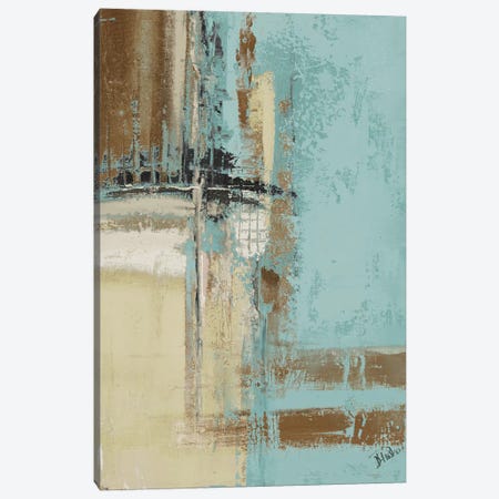 Oxido On Teal II Canvas Print #PPI514} by Patricia Pinto Canvas Art Print