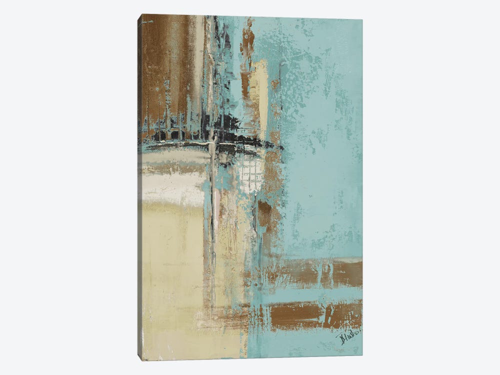 Oxido On Teal II by Patricia Pinto 1-piece Canvas Artwork