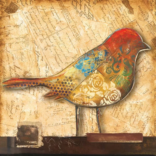 Patricia Pinto: Bird of Collage II by Patricia Pinto