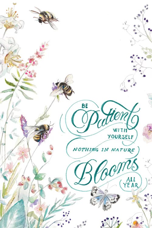 Patient Blooms by Patricia Pinto wall art