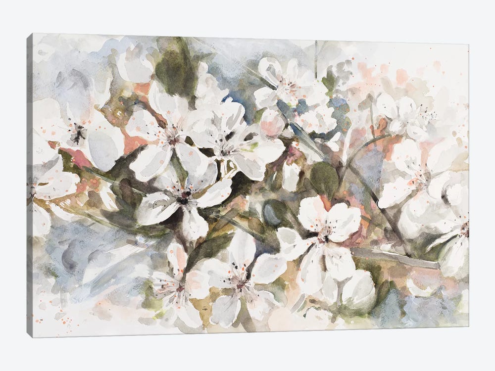 Peach Blossom by Patricia Pinto 1-piece Canvas Art