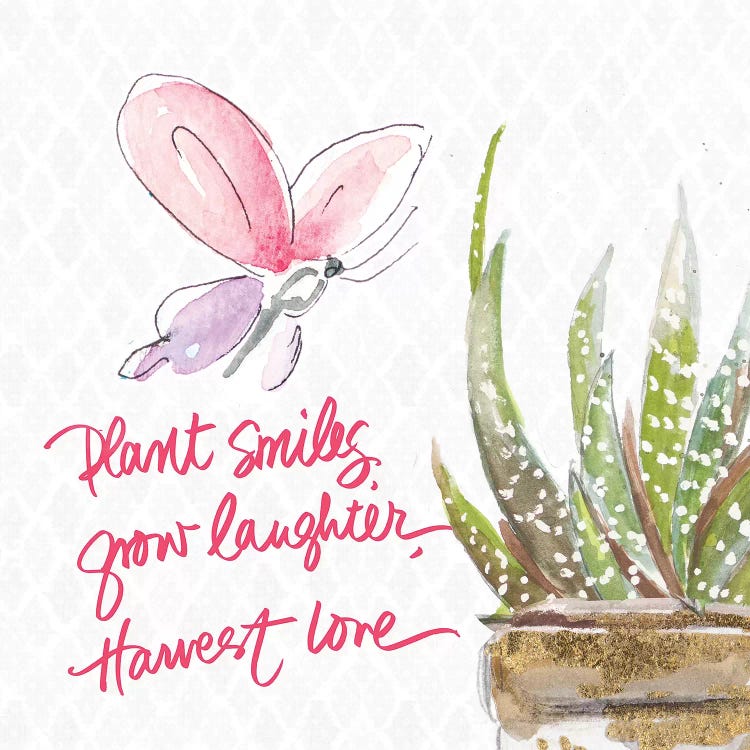 Plant Smiles by Patricia Pinto wall art