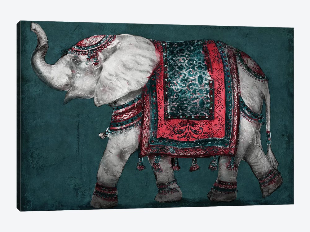 Regal Elephant by Patricia Pinto 1-piece Canvas Art