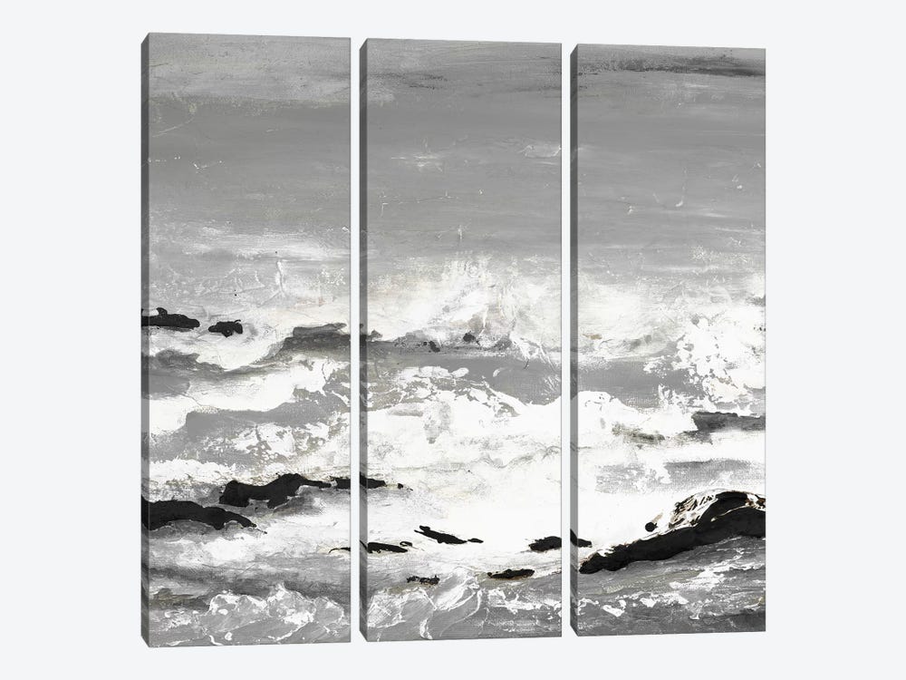 Rocks And Waves by Patricia Pinto 3-piece Canvas Art Print