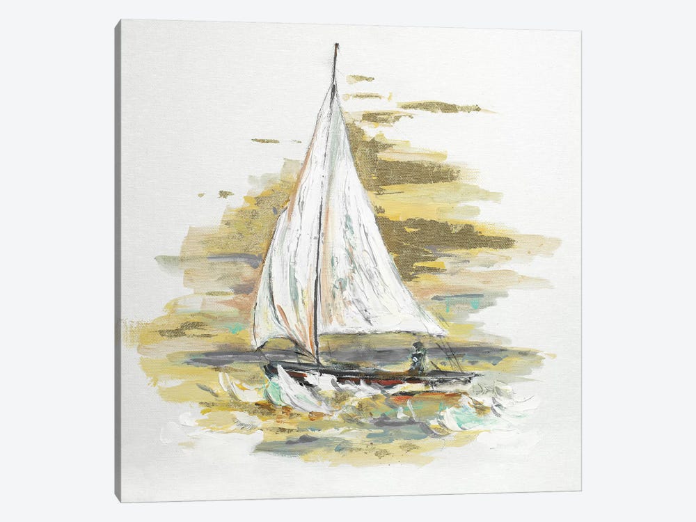 Sailing At Sunset I by Patricia Pinto 1-piece Art Print