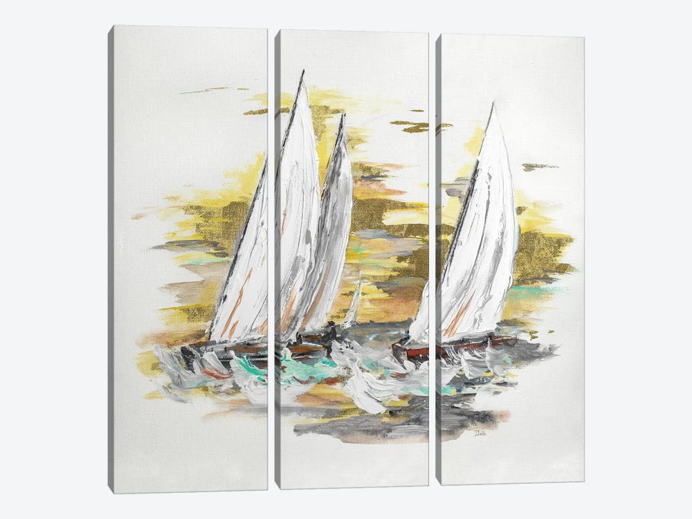 Sailing At Sunset II by Patricia Pinto 3-piece Art Print