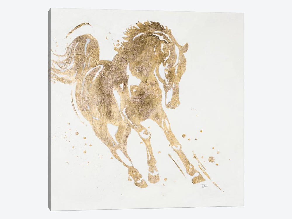 Spirit Horse Gold by Patricia Pinto 1-piece Art Print