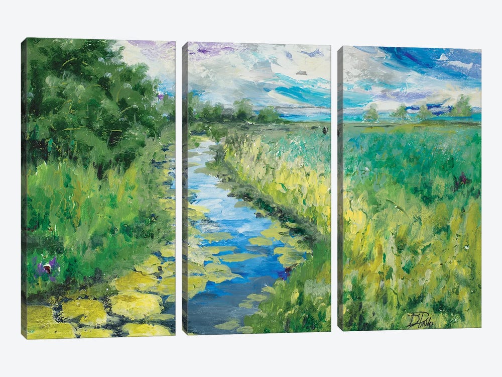 Summer Fields by Patricia Pinto 3-piece Canvas Print