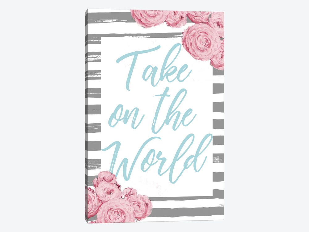 Take On The World by Patricia Pinto 1-piece Canvas Wall Art
