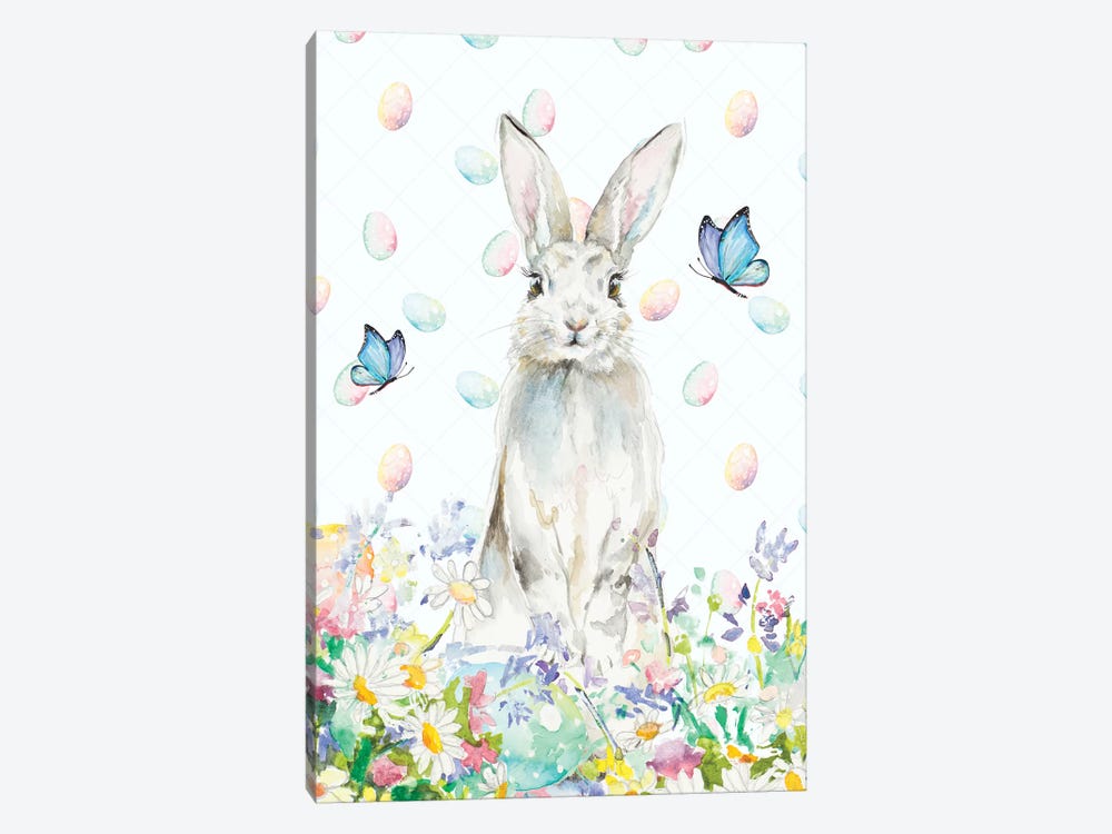 Tall Easter Bunny by Patricia Pinto 1-piece Canvas Art Print