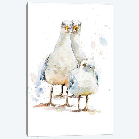 The Happy Family Canvas Print #PPI568} by Patricia Pinto Canvas Art Print