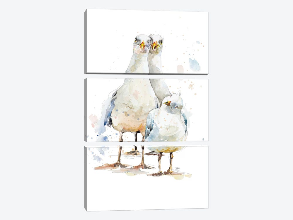 The Happy Family by Patricia Pinto 3-piece Art Print