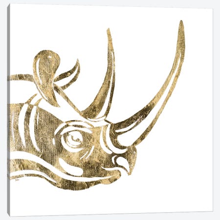 The Rhino Canvas Print #PPI571} by Patricia Pinto Canvas Wall Art
