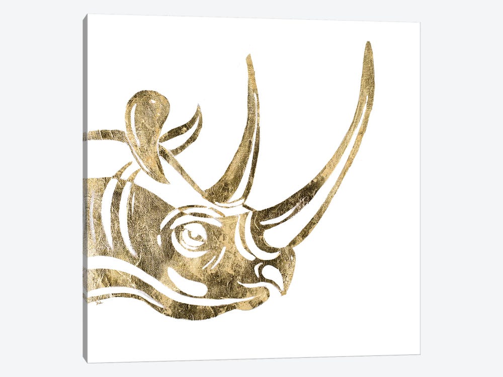 The Rhino by Patricia Pinto 1-piece Canvas Print