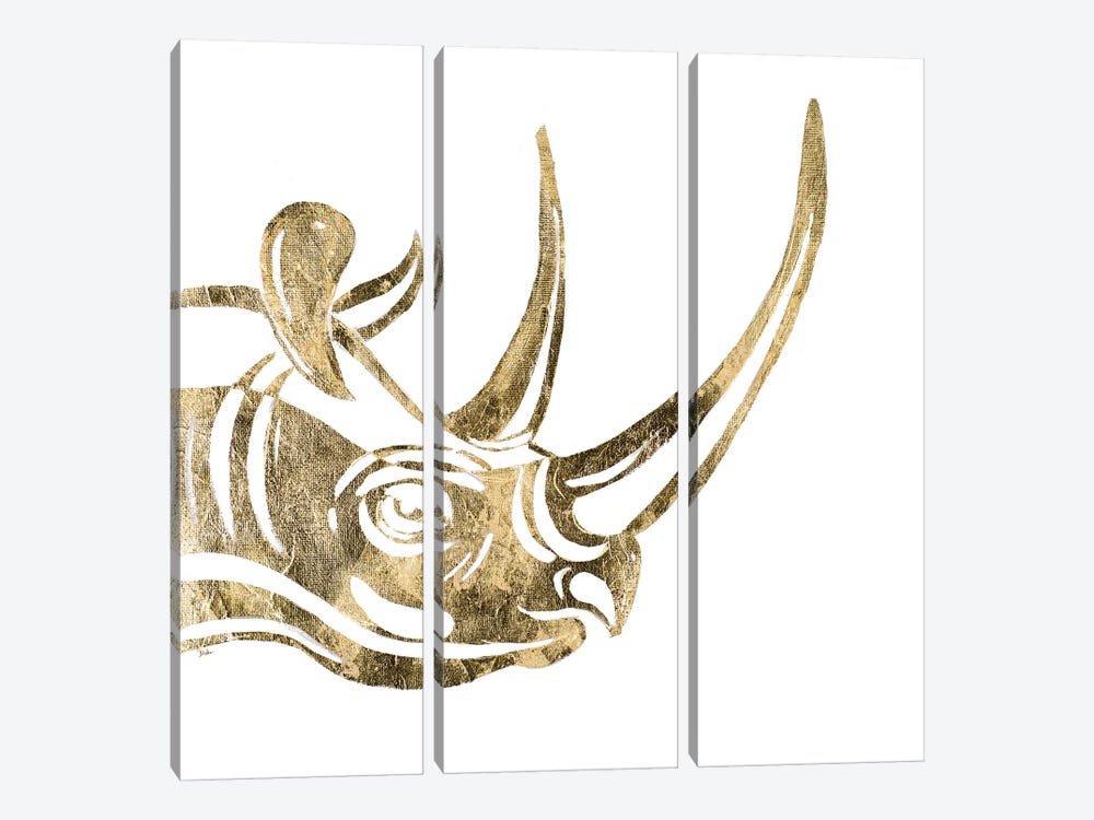 The Rhino by Patricia Pinto 3-piece Art Print