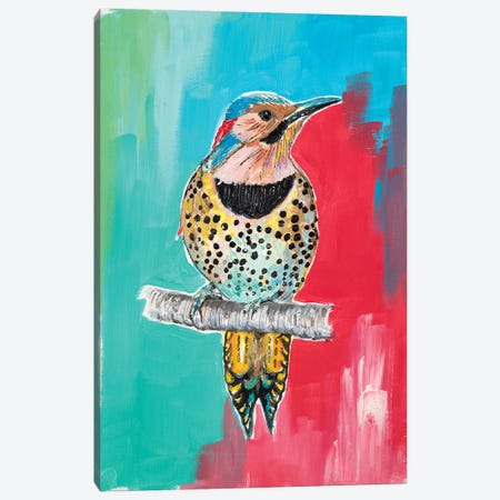 Woodpecker I Canvas Print #PPI592} by Patricia Pinto Canvas Art