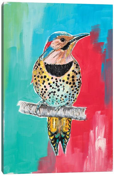 Woodpecker I Canvas Art Print - Woodpecker Art