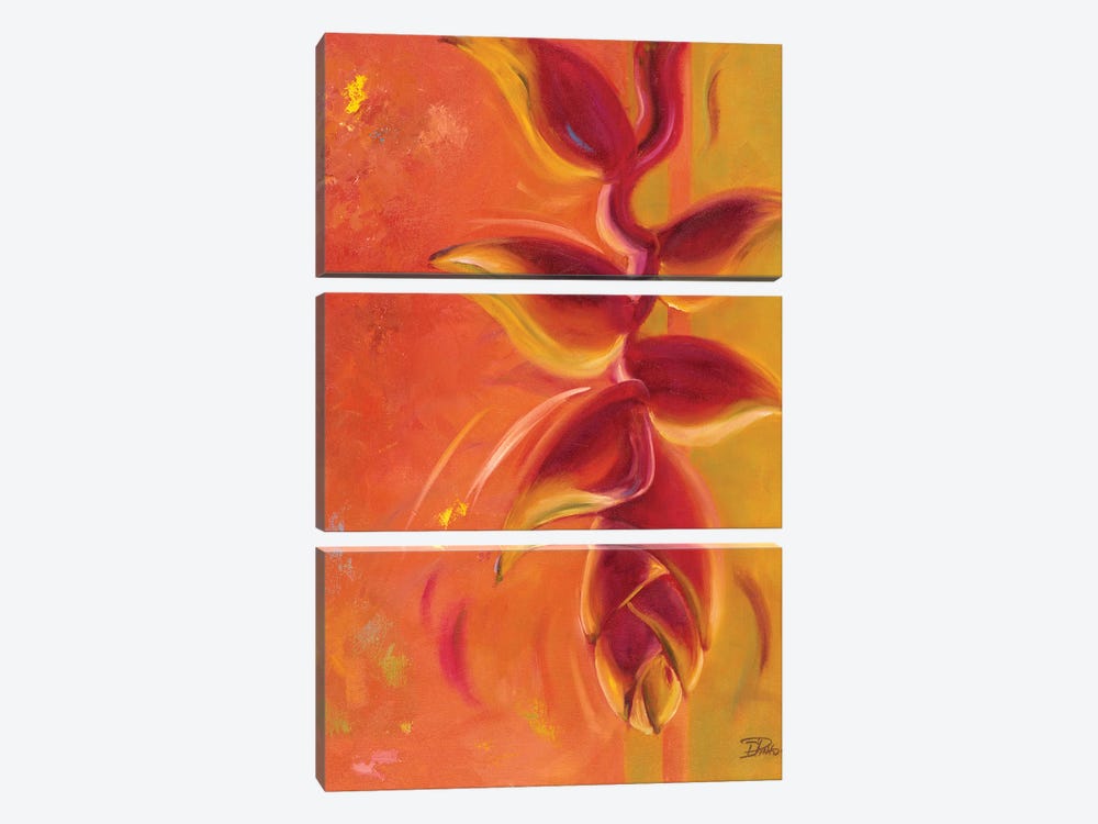 Exotica IV by Patricia Pinto 3-piece Canvas Wall Art