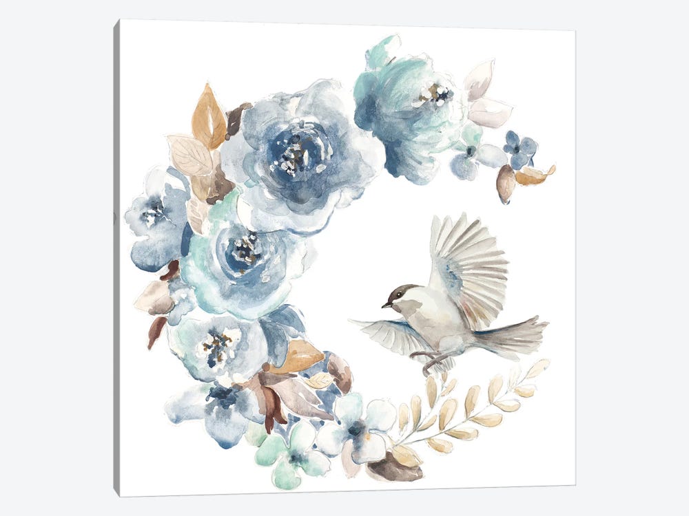 Floral with Bird I by Patricia Pinto 1-piece Art Print