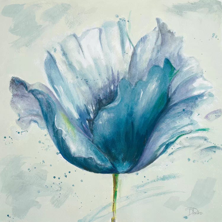 Flower in Blue I