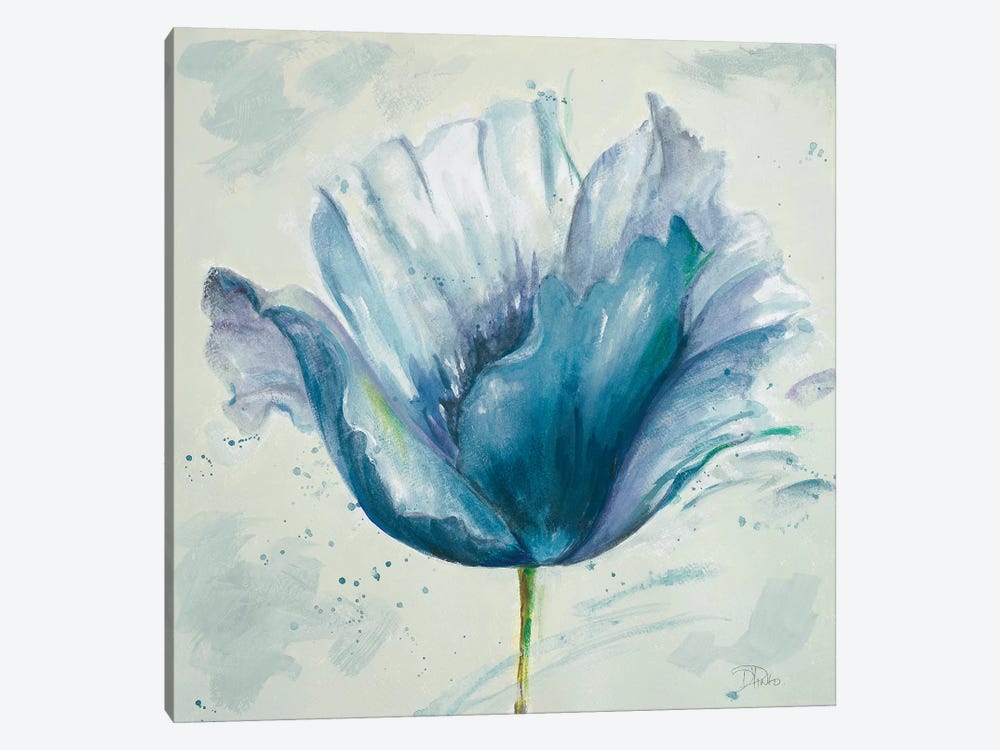 Flower in Blue I by Patricia Pinto 1-piece Art Print