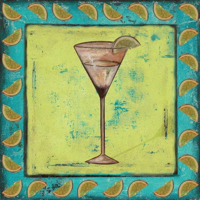 Lime Coctelito by Patricia Pinto canvas print