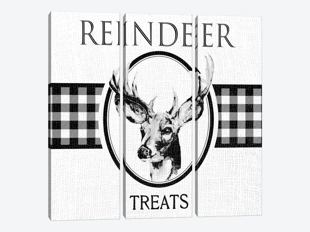 Reindeer Treats by Patricia Pinto 3-piece Canvas Artwork