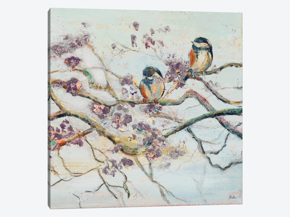 Spring Bird on Branch by Patricia Pinto 1-piece Canvas Print