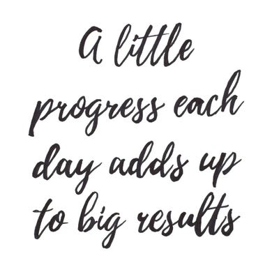 A Little Progress by Patricia Pinto framed wall art