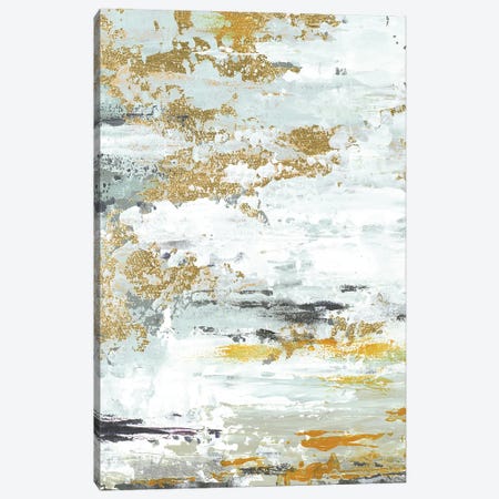 Gold Magic Vertical Abstract II Canvas Print #PPI651} by Patricia Pinto Canvas Print